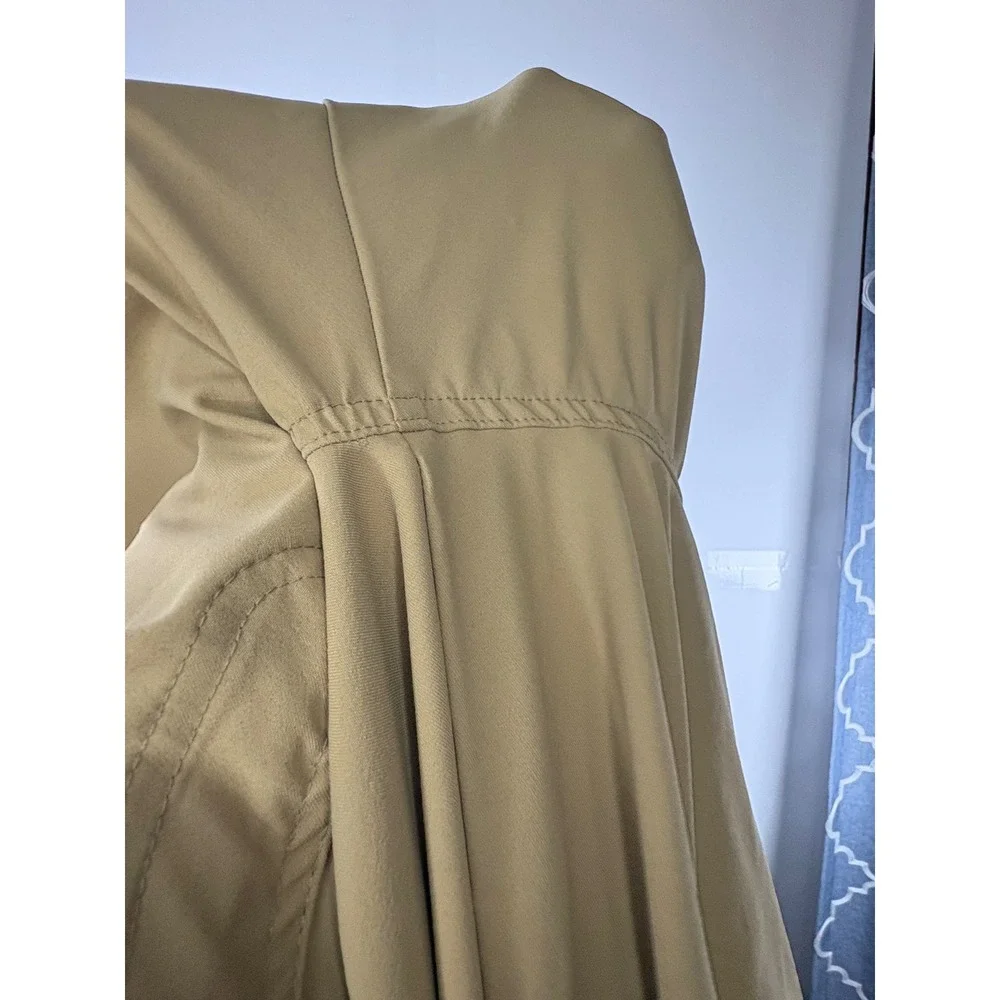 Birdie Bound Mens Golf Pants Beige Tie‎ Front Lightweight Sz Med Spandex Blend